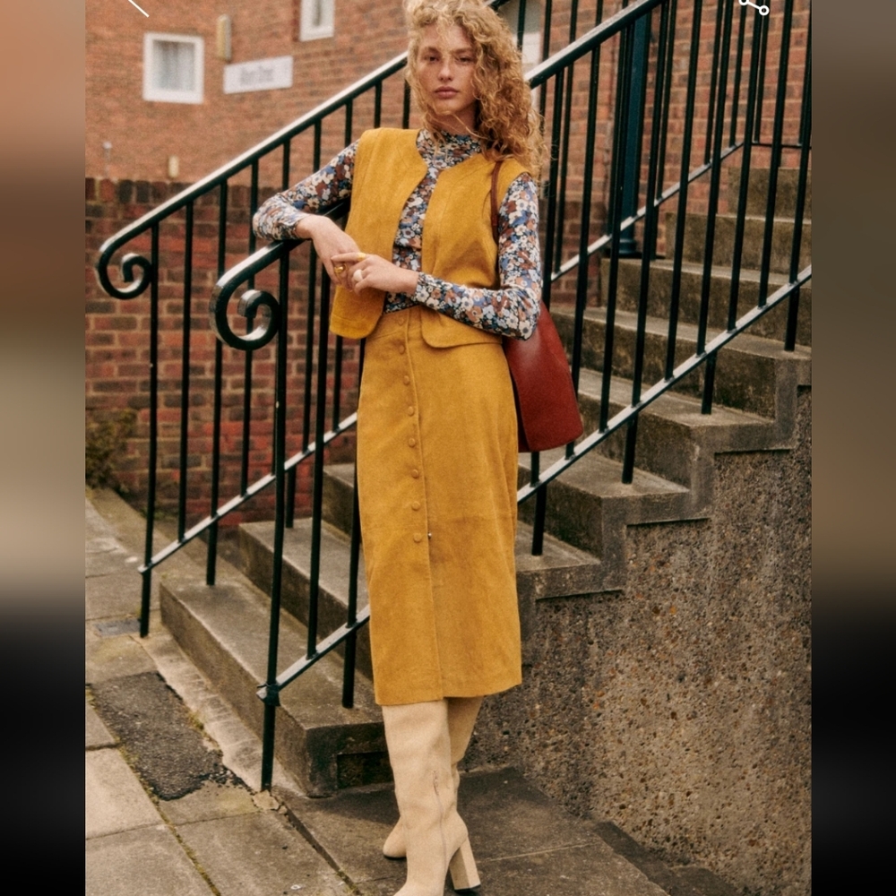 Sezane Felix Jumper in Pastel Blossom Print - Picture 3 of 4